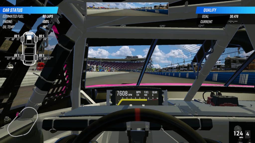 NASCAR Rivals cockpit camera