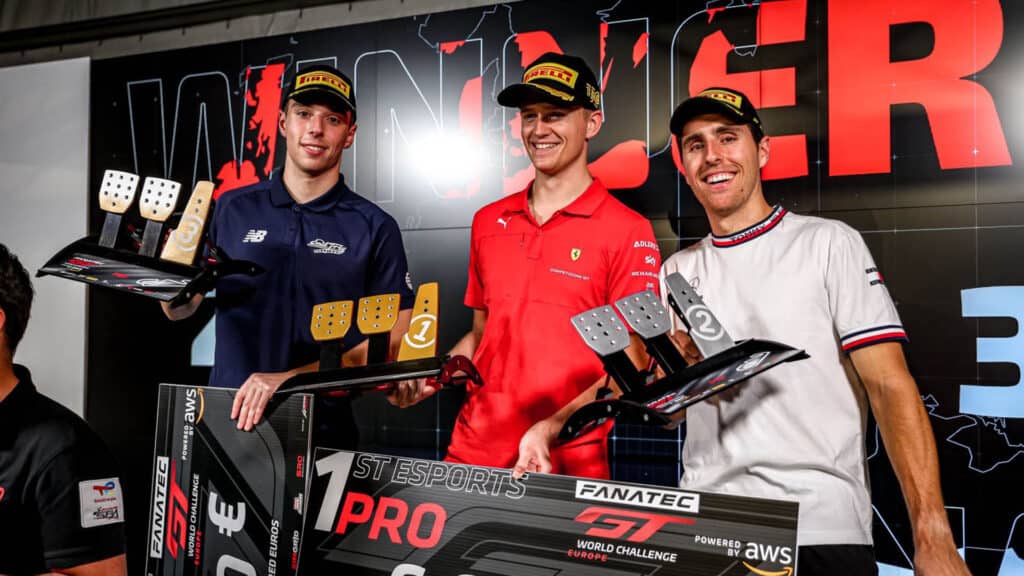 Niklas Nielsen, Daniel Juncadella and Arthur Rougier - Fanatec Esports GT Pro Series Barcelona 2022