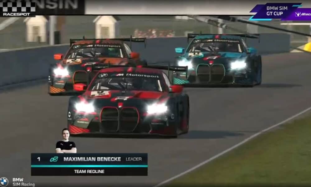 Redline and Benecke dominate 2022 BMW Sim GT Cup finale 