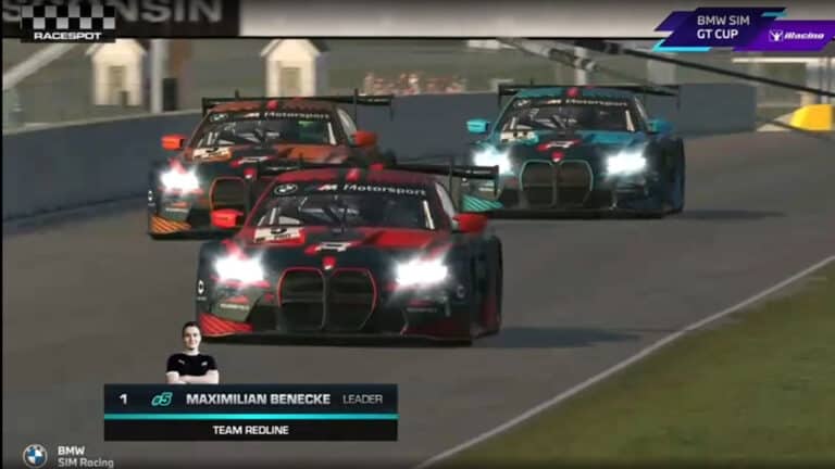 Redline and Benecke dominate 2022 BMW Sim GT Cup finale 