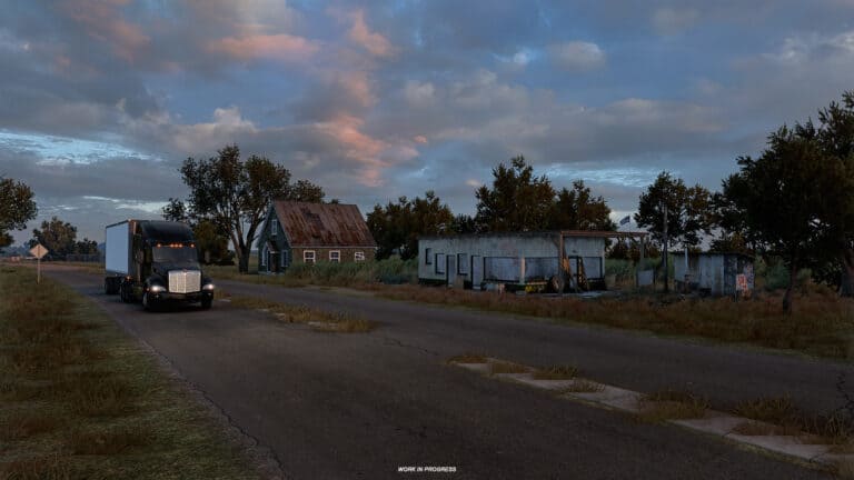 American Truck Simulator Texas DLC: Route 66 and space industry previews released 