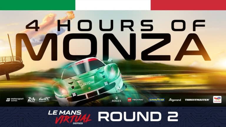 WATCH: Le Mans Virtual Series Race 2, 4 Hours of Monza, LIVE
