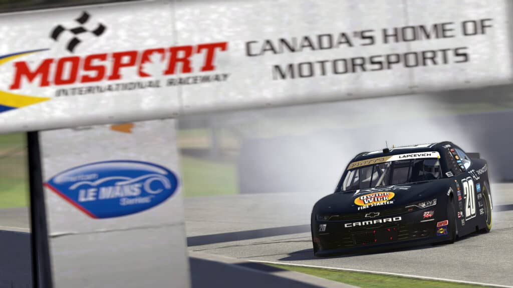 eNASCAR International: Treyten Lapcevich claims checkers in Canada