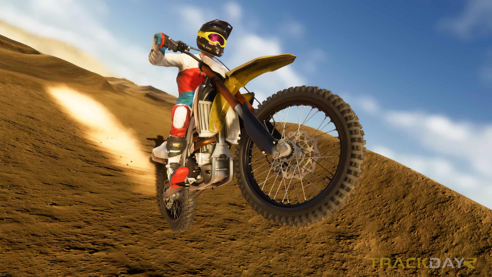 TrackDayR update adds dirt bikes, motocross tracks and new riding physics 