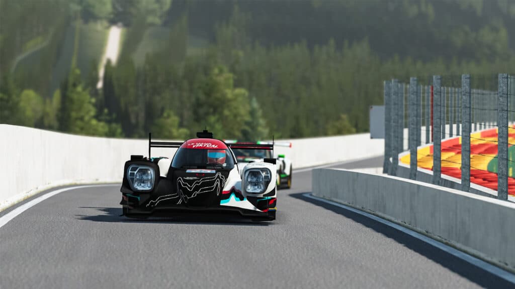 6 Hours of Spa, Le Mans Virtual Series, Porsche Coanda in the pitlane