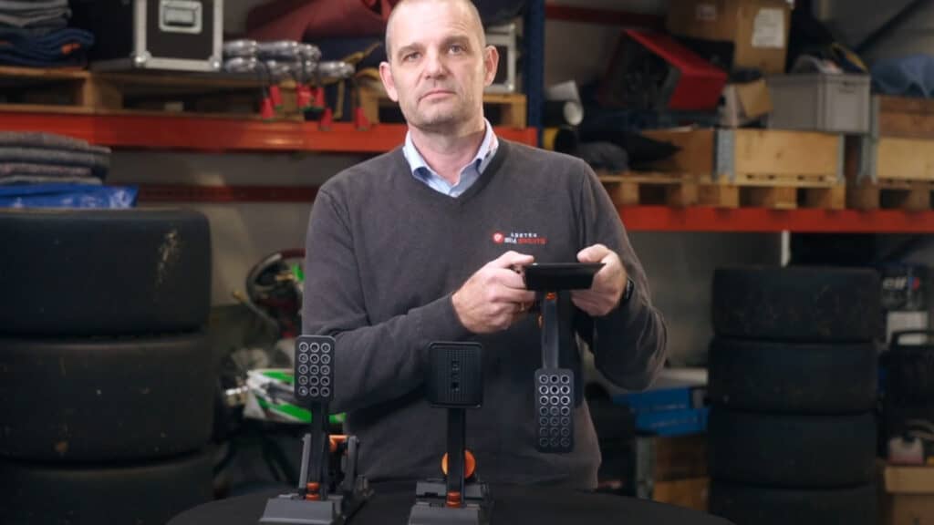 Asetek SimSports Invicta S Series pedals inverted