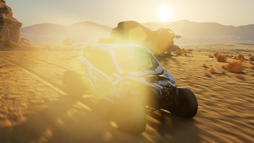Dakar Desert Rally SXS side by side SSV sunshine