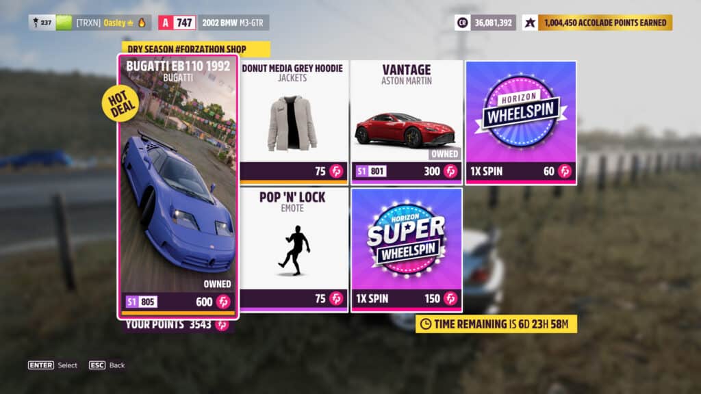 Forza Horizon 5 Season 14 Week 3 Forzathon Shop