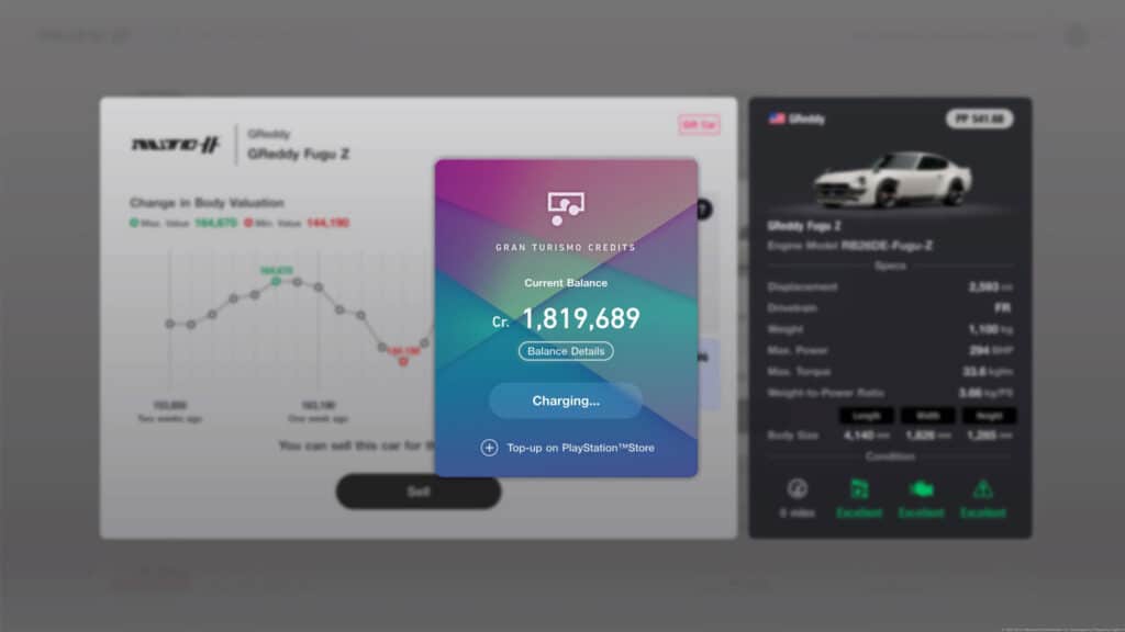 Gran Turismo 7 finally lets you sell your cars