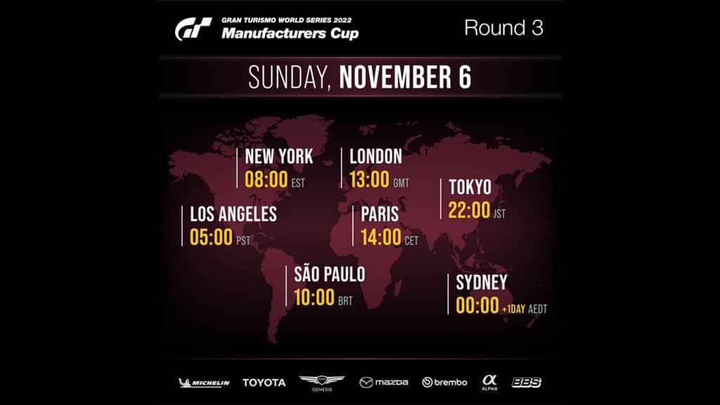 Gran Turismo World Series Round 3 watch