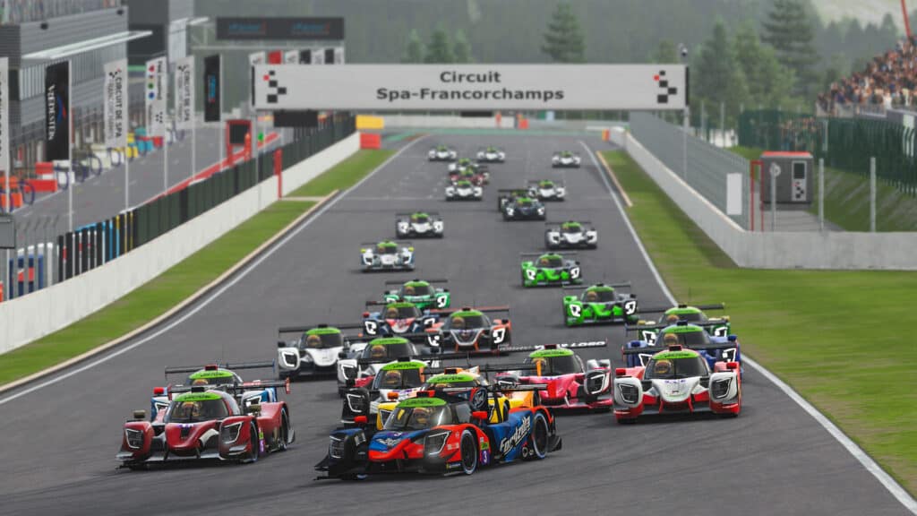 Le Mans Virtual Series Cup, Round 3 2022, Spa - race start