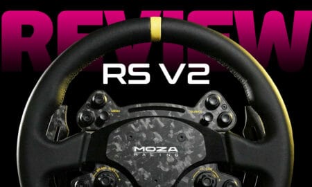 Moza's RS V2 sim racing steering wheel highlights rapid progress