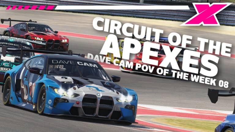 Dave Cam’s POV of the Week – Week 8, GT3 at COTA on iRacing