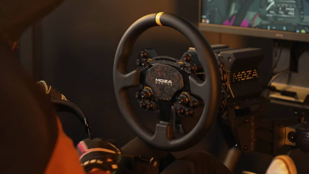 Moza Racing RS V2 sim racing steering wheel