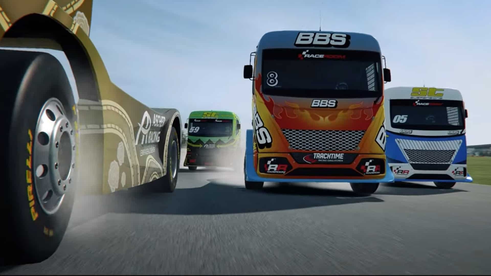 RaceRoom's simulation racing trucks are now available