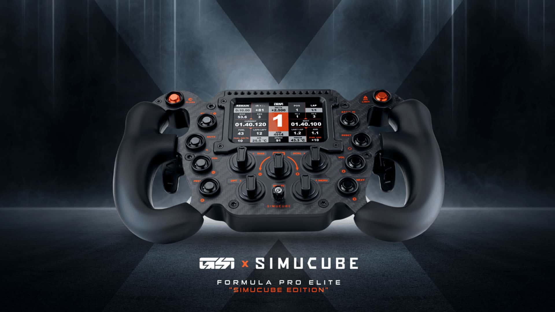 Simucube and GSI have combined to create a limited edition Formula Pro Elite wheel