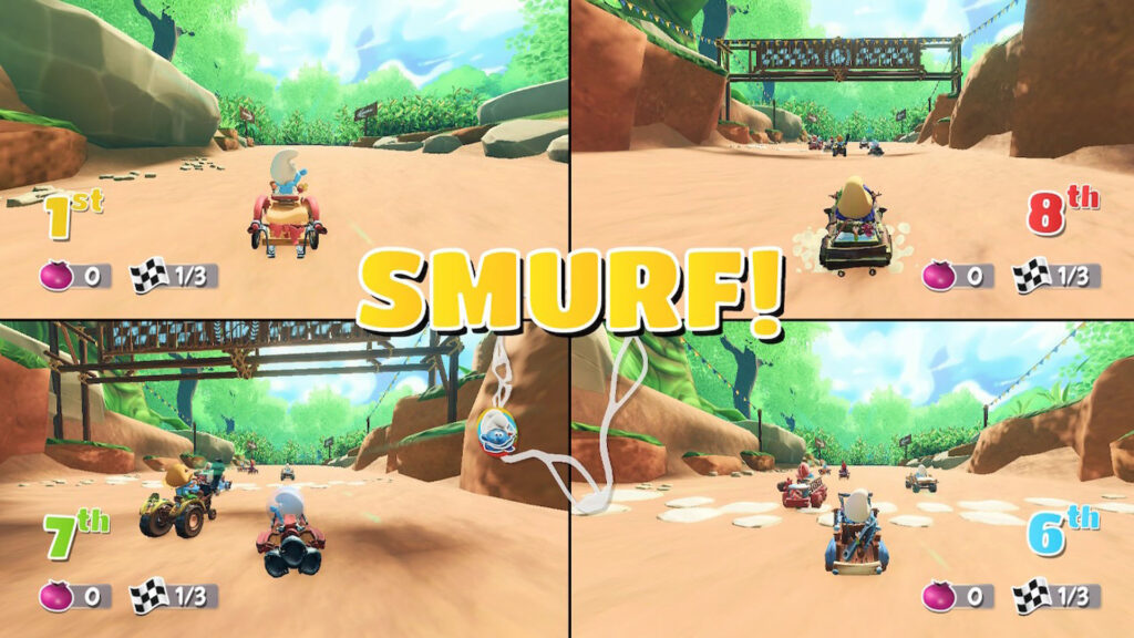 Completely Smurfing achievement in Smurfs Kart