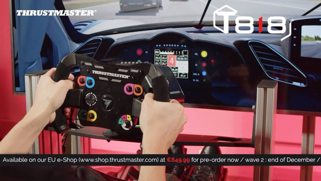 Sim Racing beginnt mit einem guten Lenkrad: Das Thrustmaster T818 mit Direct  Drive und Display jetzt im Angebot