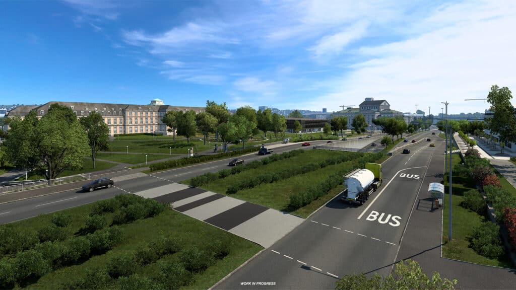 Stuttgart gets a stunning revamp in Euro Truck Simulator 2