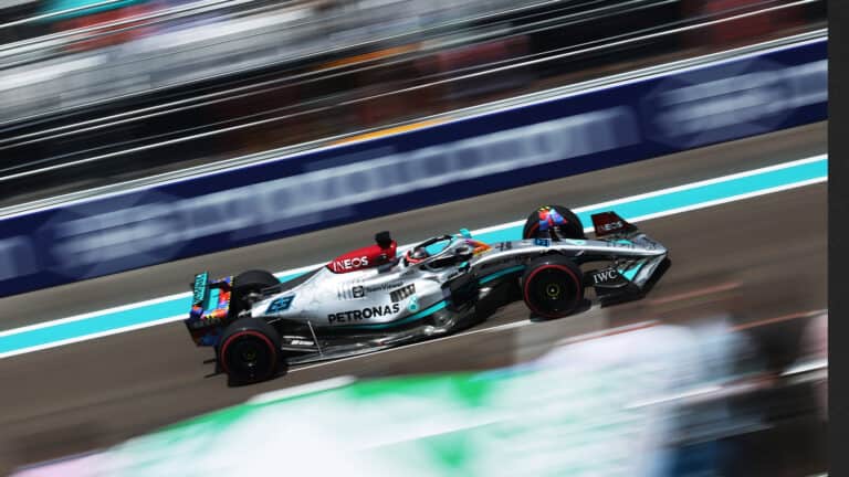 This season's Mercedes-AMG W13 F1 car headed to iRacing