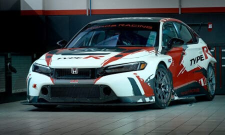 Cube Controls steering wheel set for 2023 Honda TCR campaign