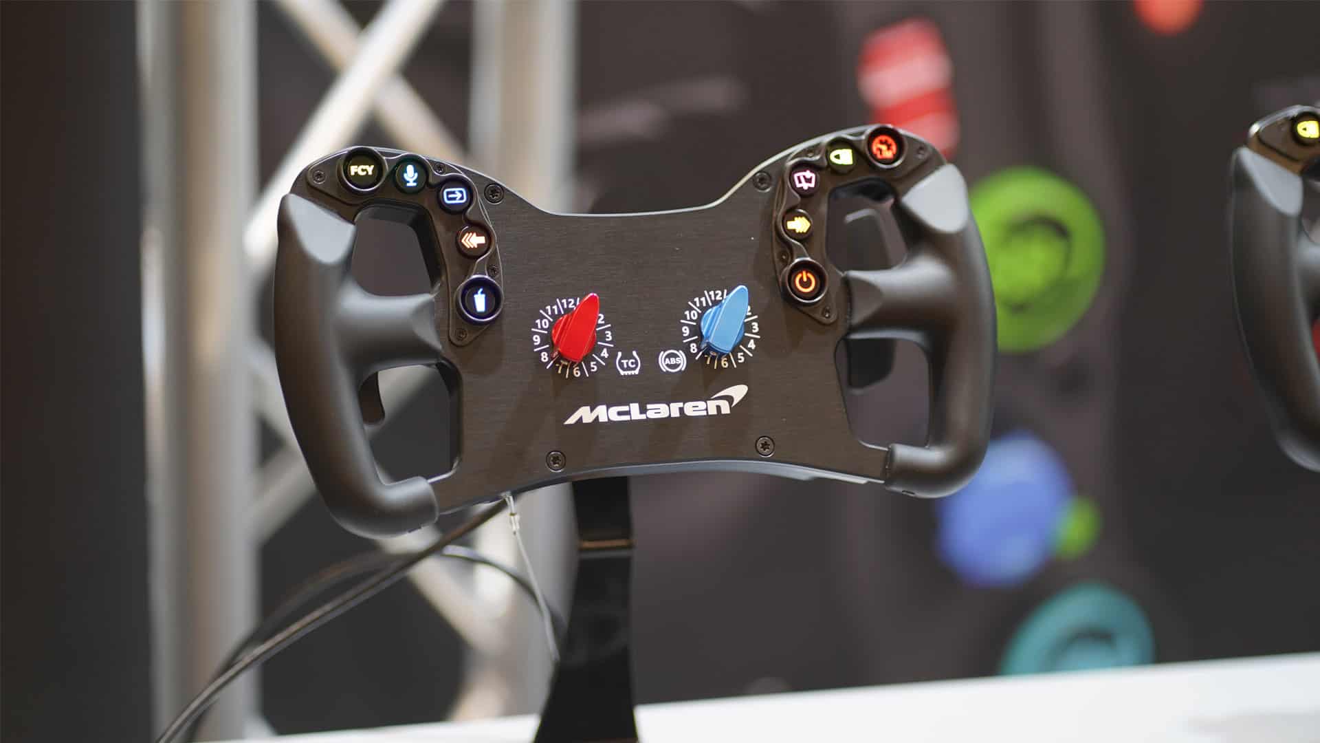 Ascher Racing's new sim racing wheel used in real-world McLaren Artura GT4 race car