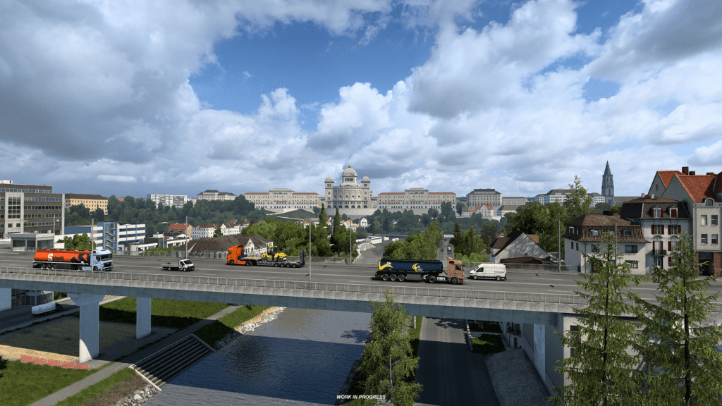 Bern, Switzerland is the gateway to the Alps and shines in latest Euro Truck Simulator 2 rework