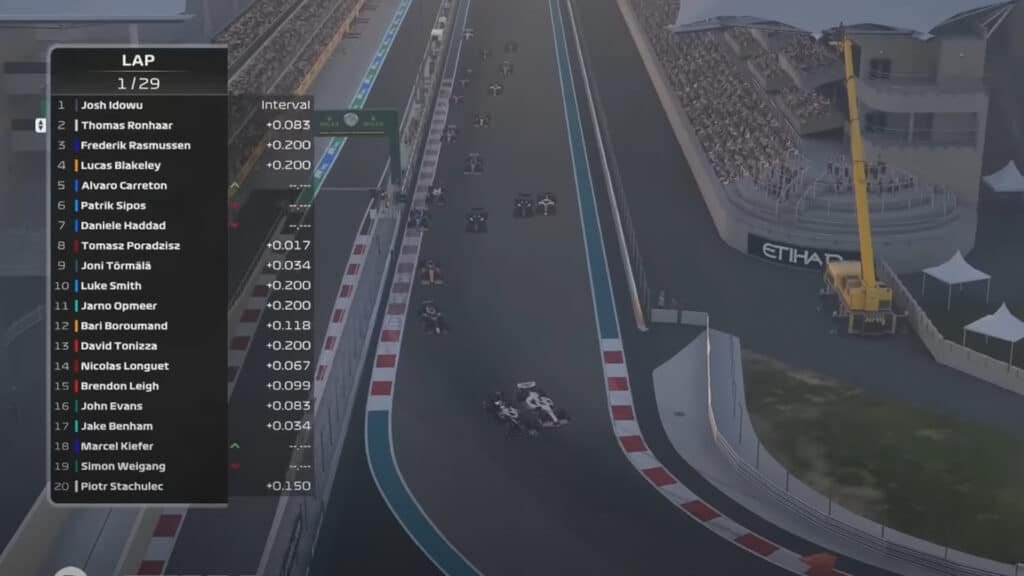 F1 Esports Series Pro 2022, Abu Dhabi, Race Start