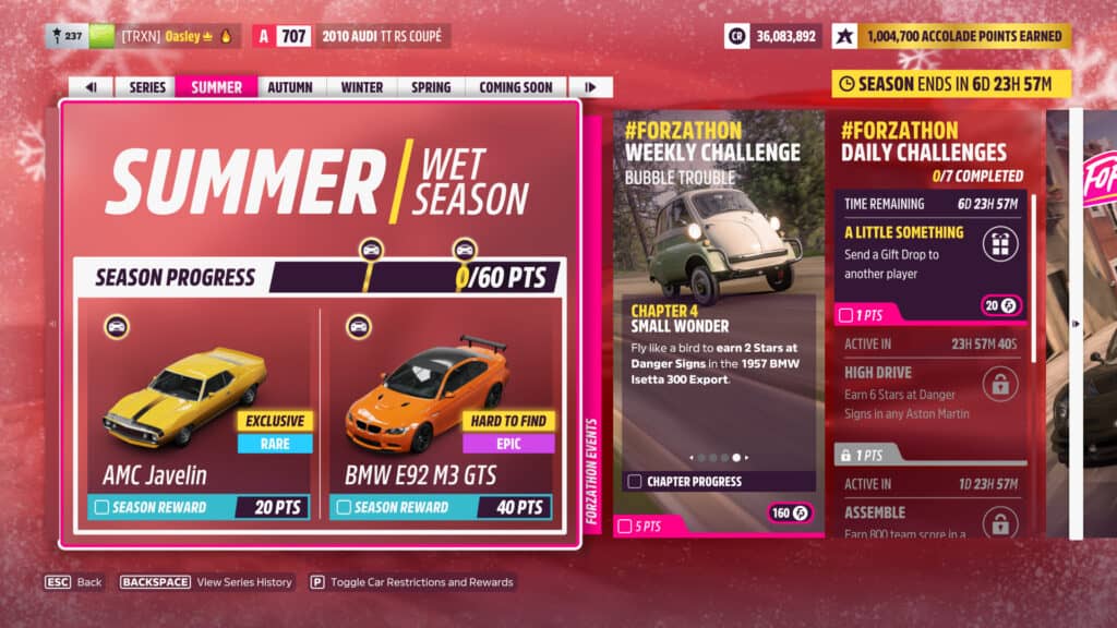 Forza Horizon 5 Series 15 Season 1 Cars