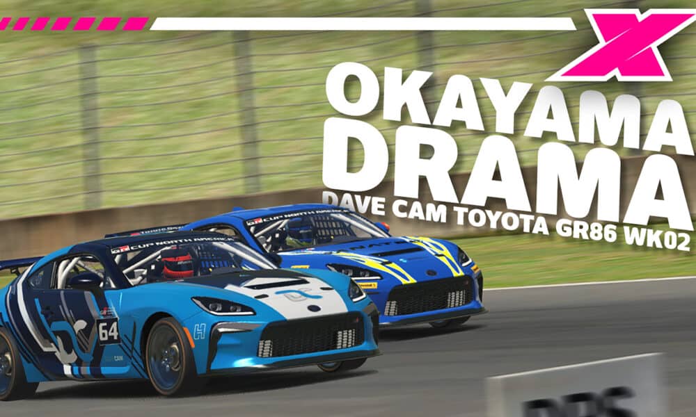 Dave Cam takes on iRacing's GR86 Cup - Week 2 at Okayama International