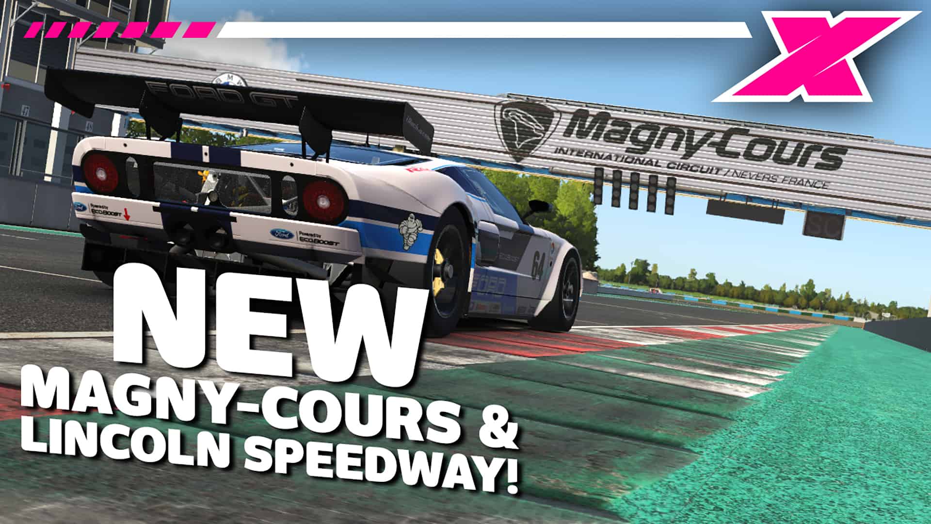 WATCH: Dave Cam takes on 2023 iRacing Season 1's new road course - Magny-Cours
