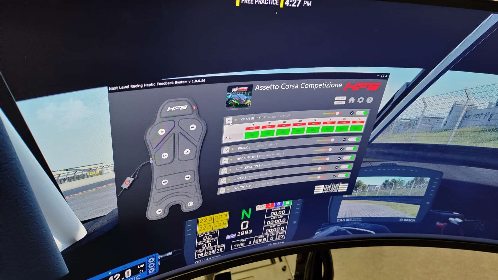 Next Level Racing unveils HF8 haptic feedback gaming pad | Traxion