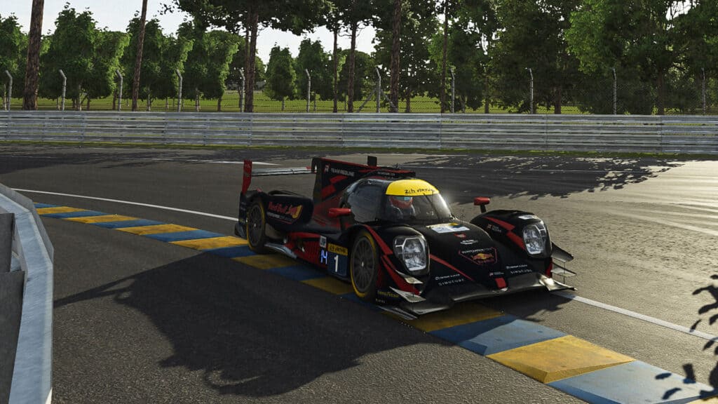 2024 Le Mans Virtual Series - Max Verstappen, #1 Redline car, retires
