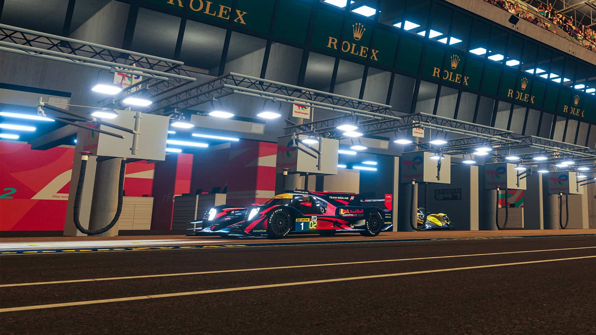 2024 Le Mans Virtual Series - Max Verstappen, Number 1 Redline car, retires