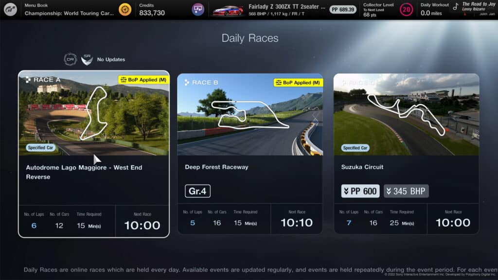 Your guide to Gran Turismo 7's Daily Races, w/c 30th January: Mono-tone