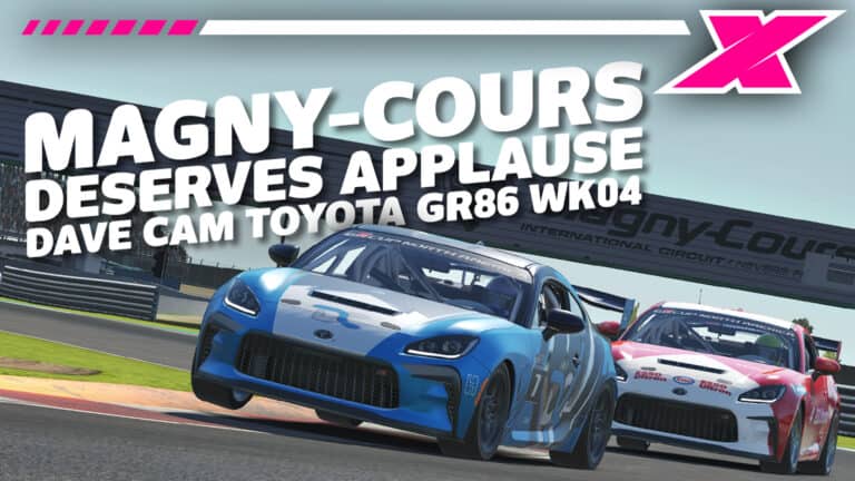 Dave Cam takes on iRacing's GR86 Cup - Week 4 at Magny-Cours