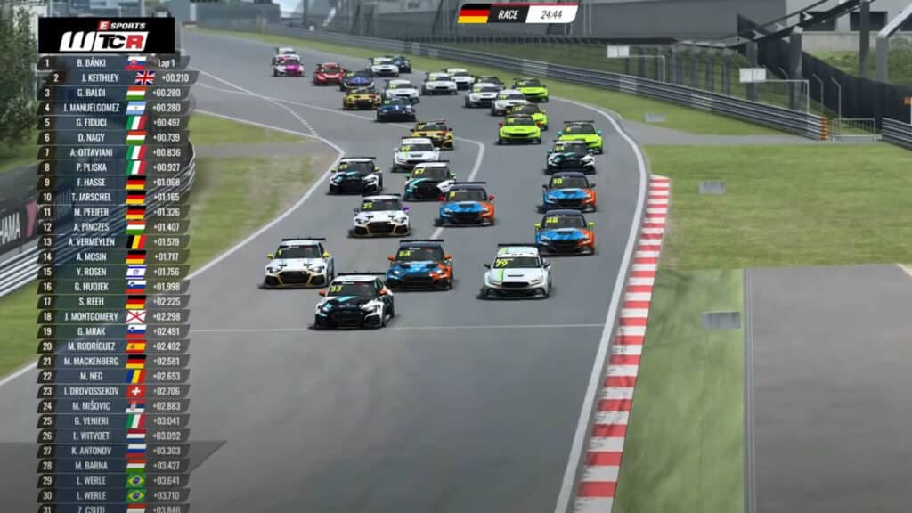 Esports WTCR 2023 Race 1 Round 1 start