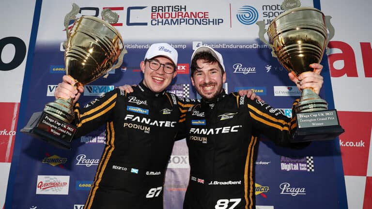Gordie Mutch and Jimmy Broadbent win Praga Cup, Jakob Ebrey Photography via Praga