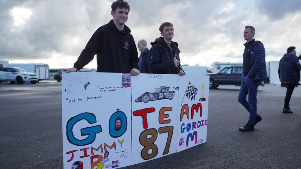 Jimmy Broadbent fans, Donington Park 2022