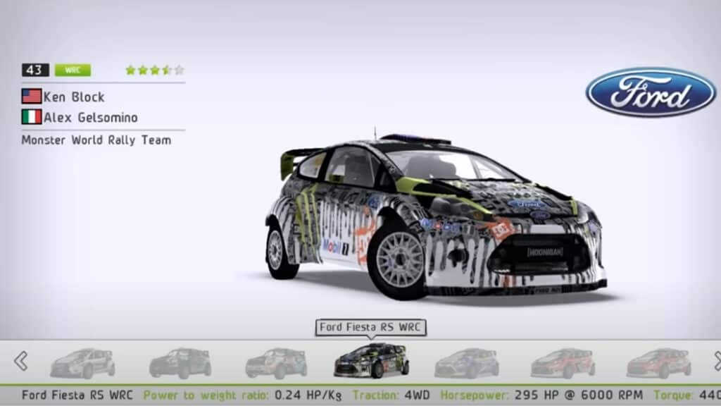 Ken Block in 2011 WRC 2 video game