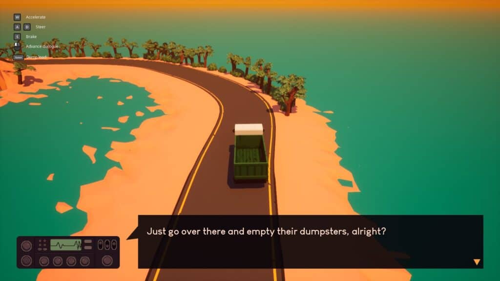 Sunset Shift: A fly-tipping simulator with a twist