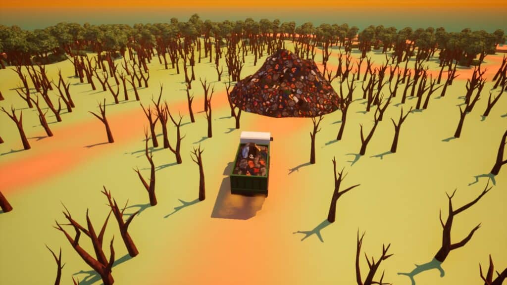Sunset Shift: A fly-tipping simulator with a twist