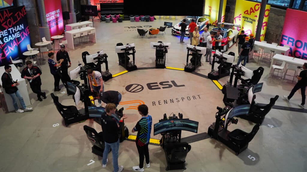 Top racing esports talent set for shock ESL, Rennsport, switch