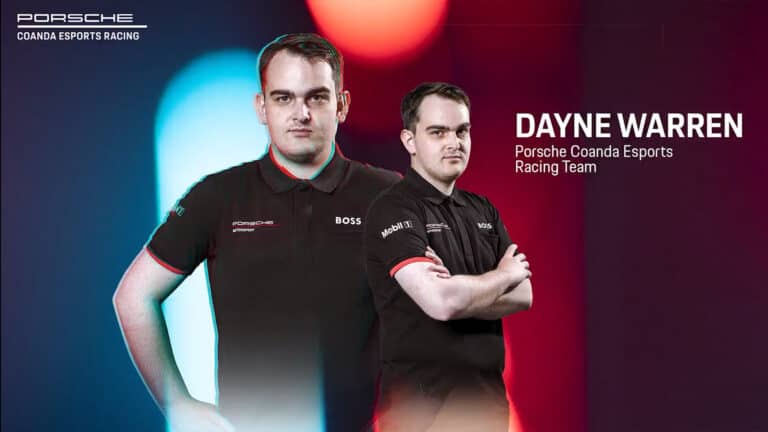 Porsche Coanda announces Dayne Warren as their newest Esports works driver
