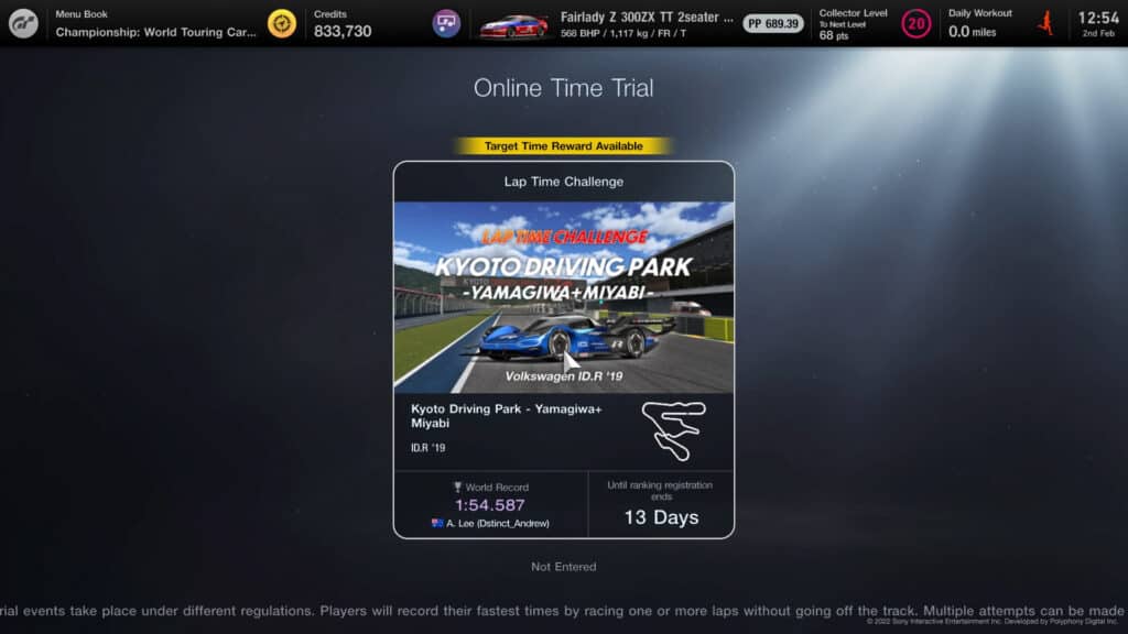 Gran Turismo 7's Lap Time Challenge, February 2-16: ID check
