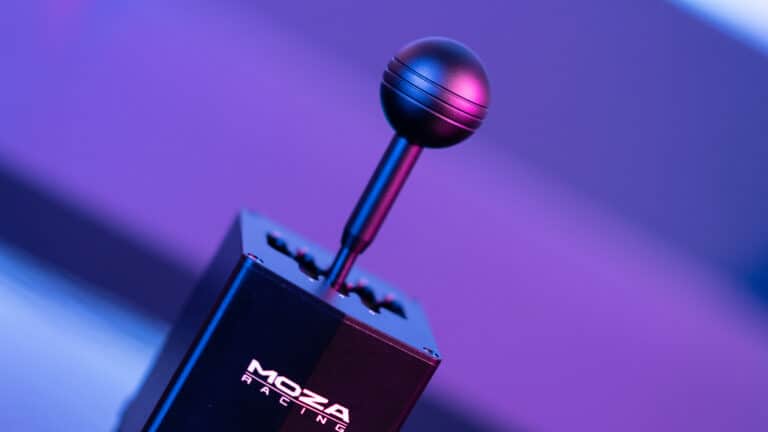 The Moza HGP H Pattern is a 7-speed sim racing shifter