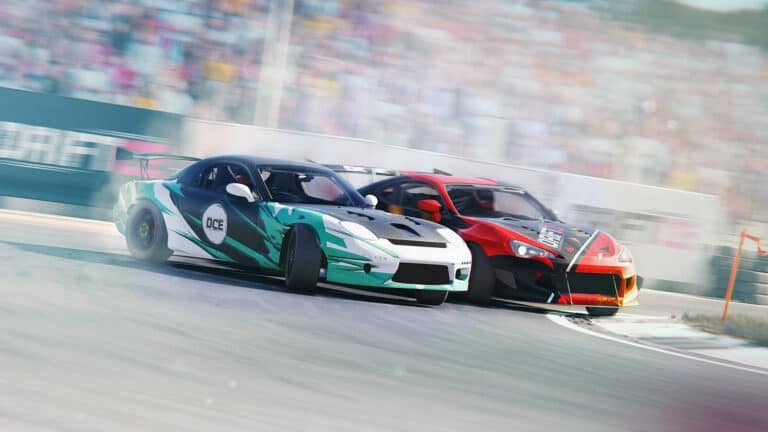 Every car that you can drift and upgrade in DRIFTCE