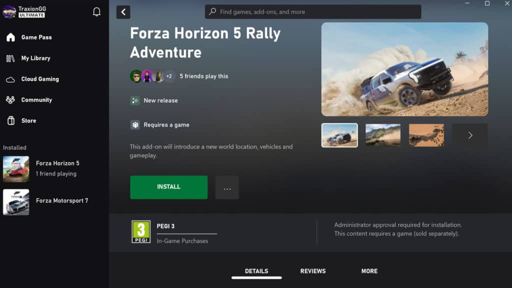 How to start the Forza Horizon 5 Rally Adventure DLC