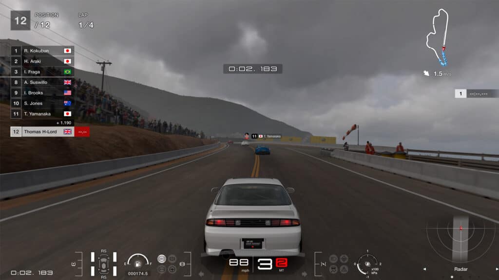 Gran Turismo HUD