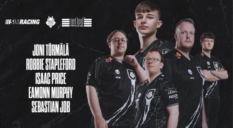 ESL R1's final team lineup reveal is G2 Esports Sim Racing